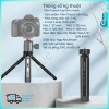 Tripod mini kim loại gấp gọn, đầu chuyển 1/4 inch, tải 5kg - phù hợp webcam, camera, DSLR, máy chiếu