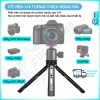 Tripod mini kim loại gấp gọn, đầu chuyển 1/4 inch, tải 5kg - phù hợp webcam, camera, DSLR, máy chiếu 2