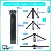 Tripod mini kim loại gấp gọn, đầu chuyển 1/4 inch, tải 5kg - phù hợp webcam, camera, DSLR, máy chiếu 3