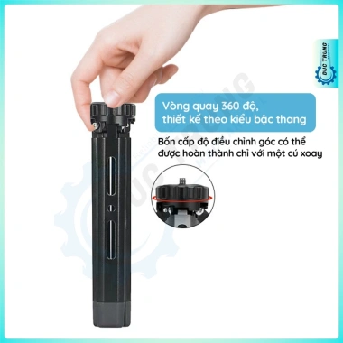 Tripod mini kim loại gấp gọn, đầu chuyển 1/4 inch, tải 5kg - phù hợp webcam, camera, DSLR, máy chiếu 6 Tripod mini kim loại gấp gọn, đầu chuyển 1/4 inch, tải 5kg - phù hợp webcam, camera, DSLR, máy chiếu 6