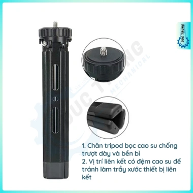 Tripod mini kim loại gấp gọn, đầu chuyển 1/4 inch, tải 5kg - phù hợp webcam, camera, DSLR, máy chiếu 7 Tripod mini kim loại gấp gọn, đầu chuyển 1/4 inch, tải 5kg - phù hợp webcam, camera, DSLR, máy chiếu 7