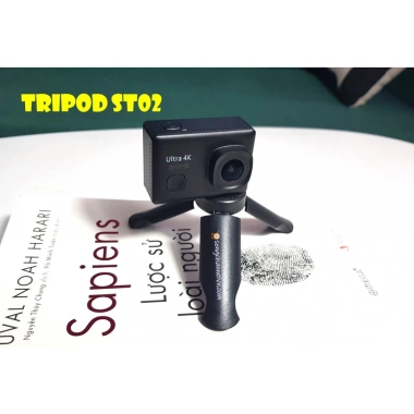 Tripod Mini ST-02 cho Điện Thoại & Camera - Đế 3 chiều gập, Giá chỉ 40.000₫