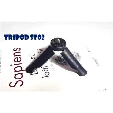 Tripod Mini ST-02 cho Điện Thoại & Camera - Đế 3 chiều gập, Giá chỉ 40.000₫
