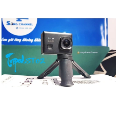 Tripod Mini ST-02 cho Điện Thoại & Camera - Đế 3 chiều gập, Giá chỉ 40.000₫