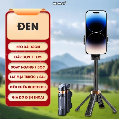 Tripod Mini UCHUU - Gậy Selfie Gấp Gọn Livestream, Điện Thoại Phim, Giá 146k 10