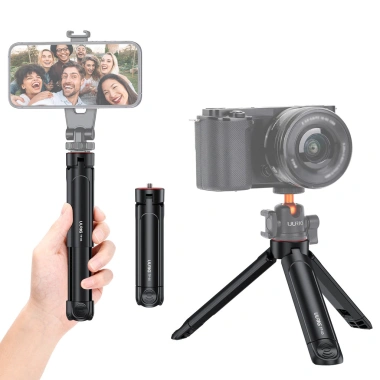 Tripod Mini Uurig TP05 – Chân Máy Ảnh Cầm Tay, Selfie, Webcam Bàn, Đinh 1/4 cho DSLR & Điện Thoại 3
