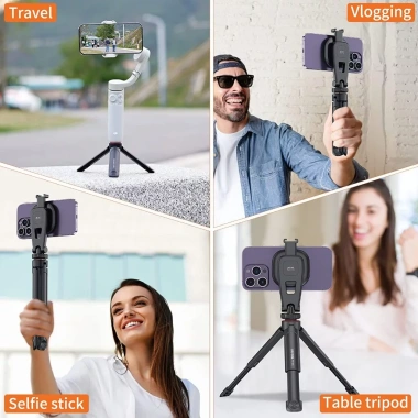 Tripod Mini UURIG TP05 - Chân Máy Để Bàn, Gậy Tự Sướng Nhẹ Nhàng, Tương Thích 1/4 inch Cho Vlog và Chụp Ảnh Giá 85.000