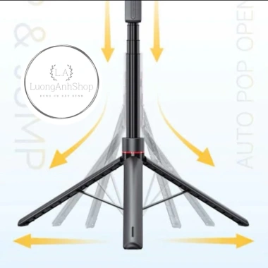 Tripod TT07 gấp gọn xoay 360°, tự động bung chân – Giá ưu đãi 629.000₫