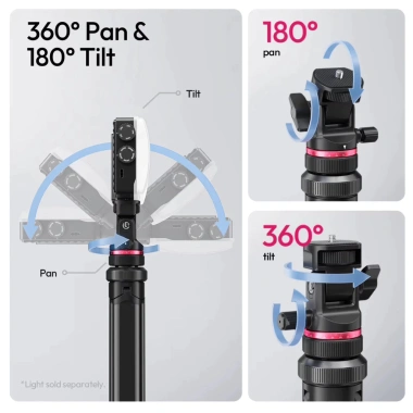 Tripod tự động mở Ulanzi MT-80 – 2m, chân máy máy ảnh & điện thoại, giá 770.000₫ 7 Tripod tự động mở Ulanzi MT-80 – 2m, chân máy máy ảnh & điện thoại, giá 770.000₫ 7