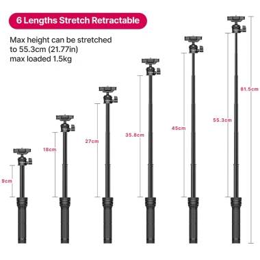 Tripod Ulanzi MT-34 - Chân Xoay 360 Máy Ảnh & Điện Thoại, Chính Hãng, Giá 269k 4 Tripod Ulanzi MT-34 - Chân Xoay 360 Máy Ảnh & Điện Thoại, Chính Hãng, Giá 269k 4