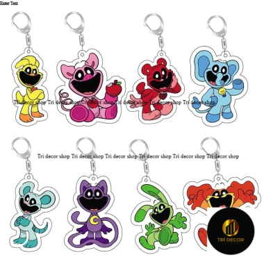 Trò Chơi Poppy Mỉm Cười Critters Catnap Móc Chìa Khóa Dây Acrylic, Giá 15.500₫