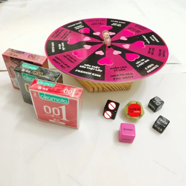 Trò chơi vòng quay cặp đôi Yamete Store – Độc đáo, vui nhộn, chỉ 200.000₫ (giá gốc 256.000₫)