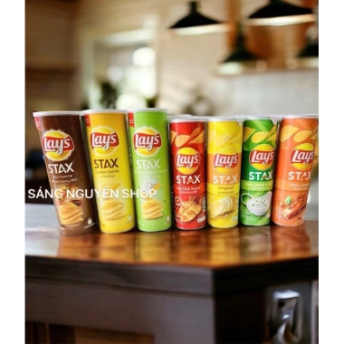 Trợ Giá Khoai Tây Lays Stax 70g 100g 150g Đủ Vị Mới Giảm Giá Đến 20 phần trăm Đậm Đà Thơm Ngon Đồ Ăn Vặt Giòn Tan Phù Hợp Mọi Lứa Tuổi Giá 23.656 VND