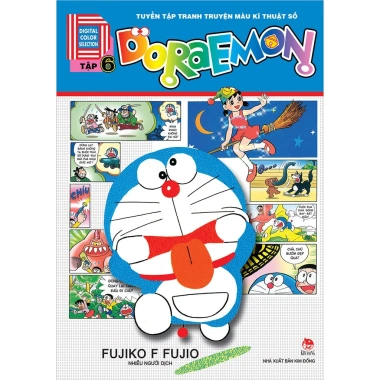 Trọn bộ 6 Truyện Tranh Doraemon Kĩ Thuật Số Màu - Kim Đồng, Giá ưu đãi 225k