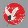 Tròn cò đỏ trắng thêu 2 màu, gắn áo dài sticker logo - Giá chỉ 15.360đ