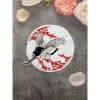 Tròn cò đỏ trắng thêu 2 màu, gắn áo dài sticker logo - Giá chỉ 15.360đ 3
