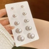 Tròn Ngọc Trai Bông Tai Phong Cách Pháp Đơn Giản - Phụ Kiện Thời Trang Nữ, Giá chỉ 64,900 VND