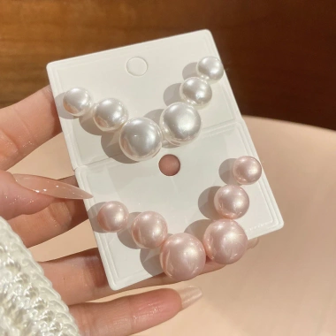 Tròn Ngọc Trai Bông Tai Phong Cách Pháp Đơn Giản - Phụ Kiện Thời Trang Nữ, Giá chỉ 64,900 VND 4