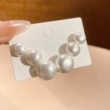 Tròn Ngọc Trai Bông Tai Phong Cách Pháp Đơn Giản - Phụ Kiện Thời Trang Nữ, Giá chỉ 64,900 VND 10