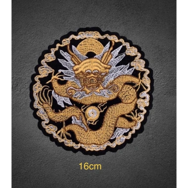 Tròn rồng thêu gắn áo dài - Sticker logo patch ủi nhiệt, bền, giá chỉ 11.000₫ 4