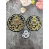 Tròn rồng thêu gắn áo dài - Sticker logo patch ủi nhiệt, bền, giá chỉ 11.000₫ 5