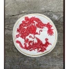 Tròn thêu rồng phượng gắn áo dài ủi nhiệt sticker logo patch Giá chỉ 14.900 VND 5