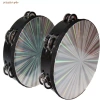 Trống cầm tay SEIZ6O Tambourine 8-10 inch - Bền bỉ, phản quang, giáo dục trẻ em - Giá ưu đãi 146.300₫