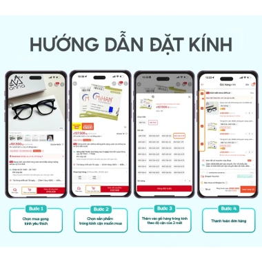 Tròng kính cận ANNA 0-6 độ, chống ánh sáng xanh, tia UV, chỉ 150.000đ