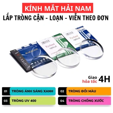 Tròng kính cận loạn viễn HAINAM EYEWEAR chống UV và ánh sáng xanh - 150.000₫