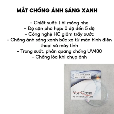 Tròng mắt kính cận loạn Lani cặp Phản quang UV Đổi màu Chống ánh sáng xanh 110k 5
