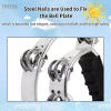 Trống Tambourine Cầm Tay Công Thái Học – Chuông Tay Đôi Kim Loại Leng Keng cho Sân Khấu, Tiệc, KTV – Giá 369.600₫ 6