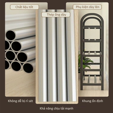 Troy House Kệ Để Giày Gấp Gọn Đa Năng 3-5 Tầng Bền Đẹp, Giá Chỉ 67.900 VND