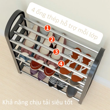 Troy House Kệ Để Giày Gấp Gọn Đa Năng 3-5 Tầng Bền Đẹp, Giá Chỉ 67.900 VND