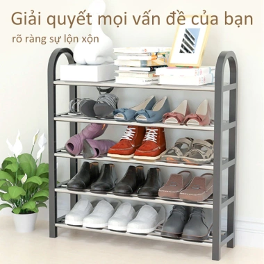 Troy House Kệ Để Giày Gấp Gọn Đa Năng 3-5 Tầng Bền Đẹp, Giá Chỉ 67.900 VND