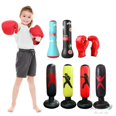 Trụ Đấm Bốc Boxing Tự Đứng Bơm Hơi, Cao Su Bền – Dành Cho Trẻ Em & Người Lớn, Tập Tại Nhà, Giá 135.000₫ 6