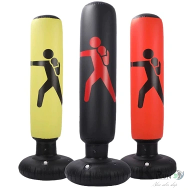 Trụ Đấm Bốc Boxing Tự Đứng Bơm Hơi, Cao Su Bền – Dành Cho Trẻ Em & Người Lớn, Tập Tại Nhà, Giá 135.000₫ 9
