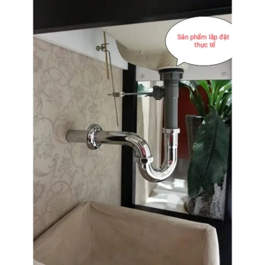 Trụ xả lavabo cho vòi có thanh kéo - Bộ xả thanh giật nước, giá ưu đãi 195.269₫