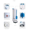 Trụ xả nước bồn cầu 2 nút nhấn Hùng Anh - Van nhựa bền, giá giảm 22% chỉ 156.000₫ 6