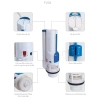 Trụ xả nước bồn cầu 2 nút nhấn Hùng Anh - Van nhựa bền, giá giảm 22% chỉ 156.000₫ 7