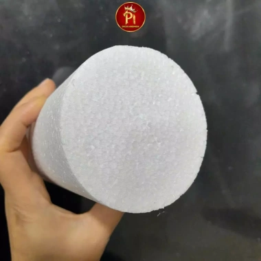 Trụ xốp trắng cứng đặc mịn - Pháo cối mô hình trang trí Tết, tạo hình trái cây, con vật, đồ vật handmade tiện dụng - 29.000₫