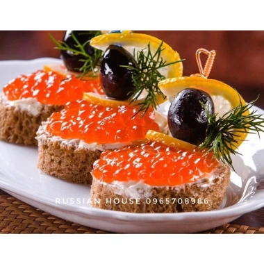 Trứng cá đỏ muối Nga 220g – Hương vị biển sâu, giàu omega-3, giảm giá 199.000₫