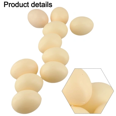 Trứng gà giả 10 quả - Bộ ma-nơ-canh gia cầm cho trứng gà mái, giá chỉ 31.873₫ 2 Trứng gà giả 10 quả - Bộ ma-nơ-canh gia cầm cho trứng gà mái, giá chỉ 31.873₫ 2