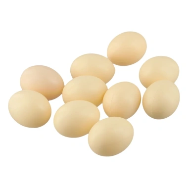 Trứng gà giả 10 quả - Bộ ma-nơ-canh gia cầm cho trứng gà mái, giá chỉ 31.873₫