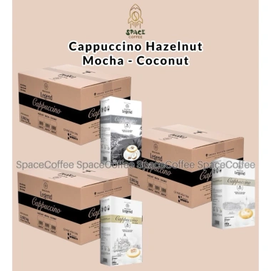Trung Nguyên Legend Cappuccino Hazelnut Mocha Coconut 12 que 18gr - Thùng 12 hộp - 1tr