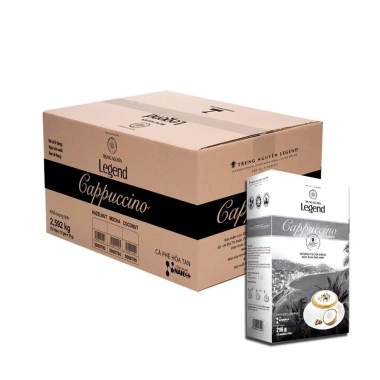 Trung Nguyên Legend Cappuccino Hazelnut Mocha Coconut 12 que 18gr - Thùng 12 hộp - 1tr
