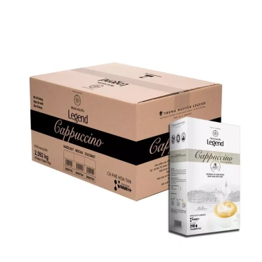 Trung Nguyên Legend Cappuccino Hazelnut Mocha Coconut 12 que 18gr - Thùng 12 hộp - 1tr
