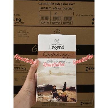 Trung Nguyên Legend Cappuccino Hazelnut Mocha Coconut 12 que 18gr - Thùng 12 hộp - 1tr