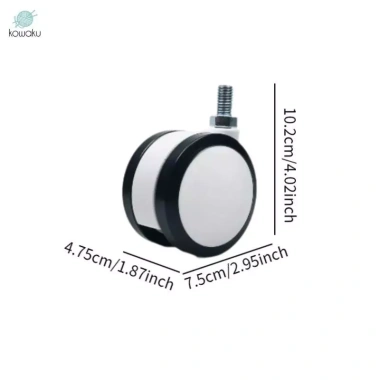 Trượt Im Lặng 3 inch Nhẹ Xoay 360 độ Bàn Làm Việc Xe Đẩy Ghế Văn Phòng Giường Giá 105.600 VND