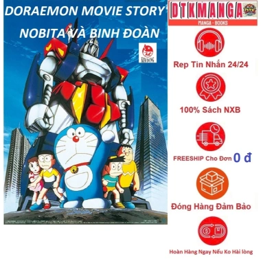 Truyện Doraemon movie màu – Câu chuyện hoạt hình hấp dẫn, giá chỉ 40.000₫