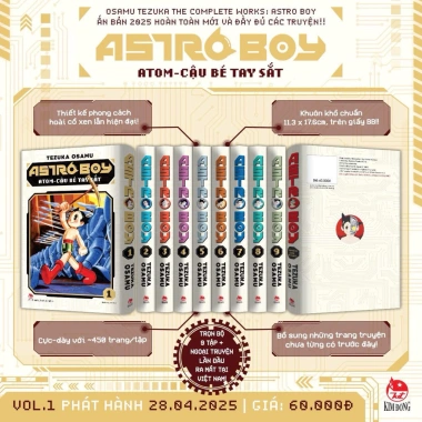 Truyện Tranh Astro Boy (Cậu bé tay sắt) Trọn bộ 9 tập + Ngoại truyện - Tezuka Osamu - Giảm còn 250.000đ 6